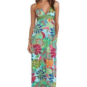 Trina Turk Colorful Floral Maxi Dress